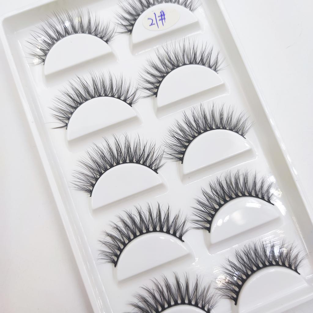 38 стилей, 5 пар ресниц, натуральные 3D норковые накладные ресницы для макияжа, искусственные ресницы для макияжа, инструменты для красоты, оптовая продажа