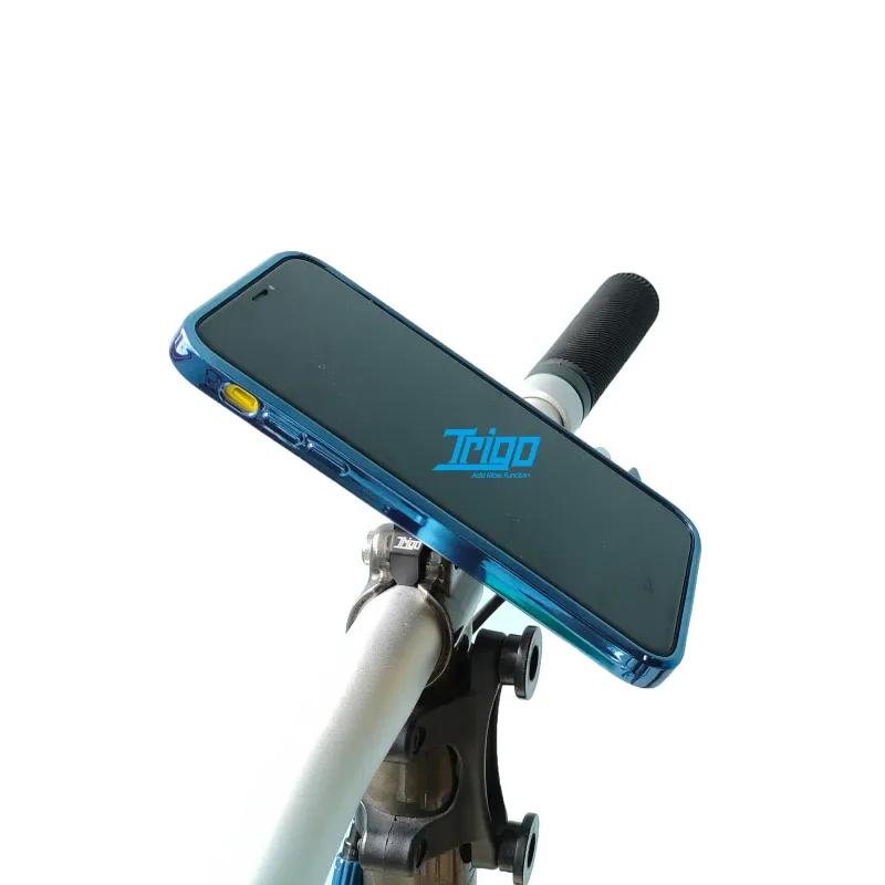TRIGO TRP2281/2282 Folding Bike Cross Lock Phone Mount EIEIO Aluminium Alloy Rack For QuadLocks Brompton Bicycle Accessories
