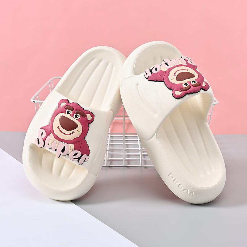 Удобные летние шлепанцы из ЭВА для детей, легкие, нескользящие, с мультяшным дизайном для девочек