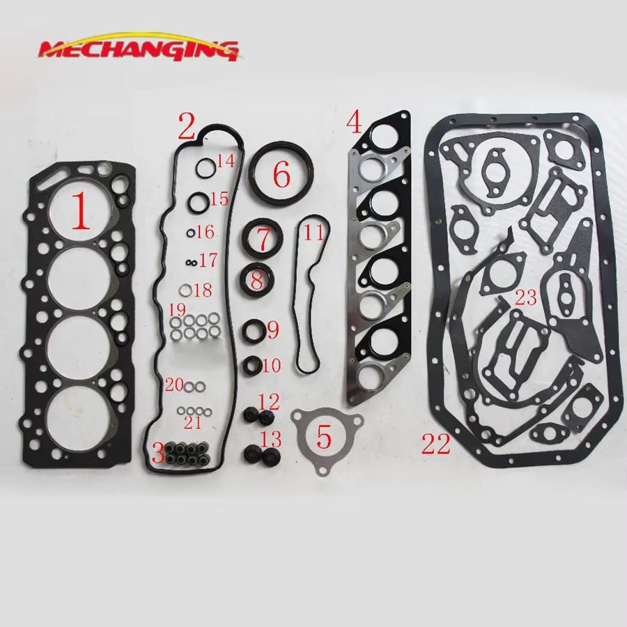 HYUNDAI H-1 GALLOPER II H100 KIA PREGIO K2500 2.5 D4BA D4BH Engine gasket Engine Rebuilding Kits MD972215 mechanging