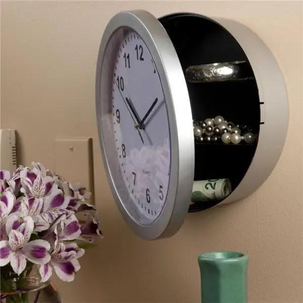 Safety Box Secret Secuirty Box Money Jewellery Stuff Storage Home Office Cash Safes Wholesale Hidden Safe Large Wall Clock
