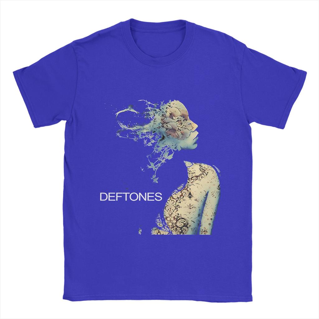 D-Deftones Футболки Мужские 100% Хлопок Винтажные Футболки С Круглым Вырезом Футболка С Коротким Рукавом Одежда Подарок на День Рождения