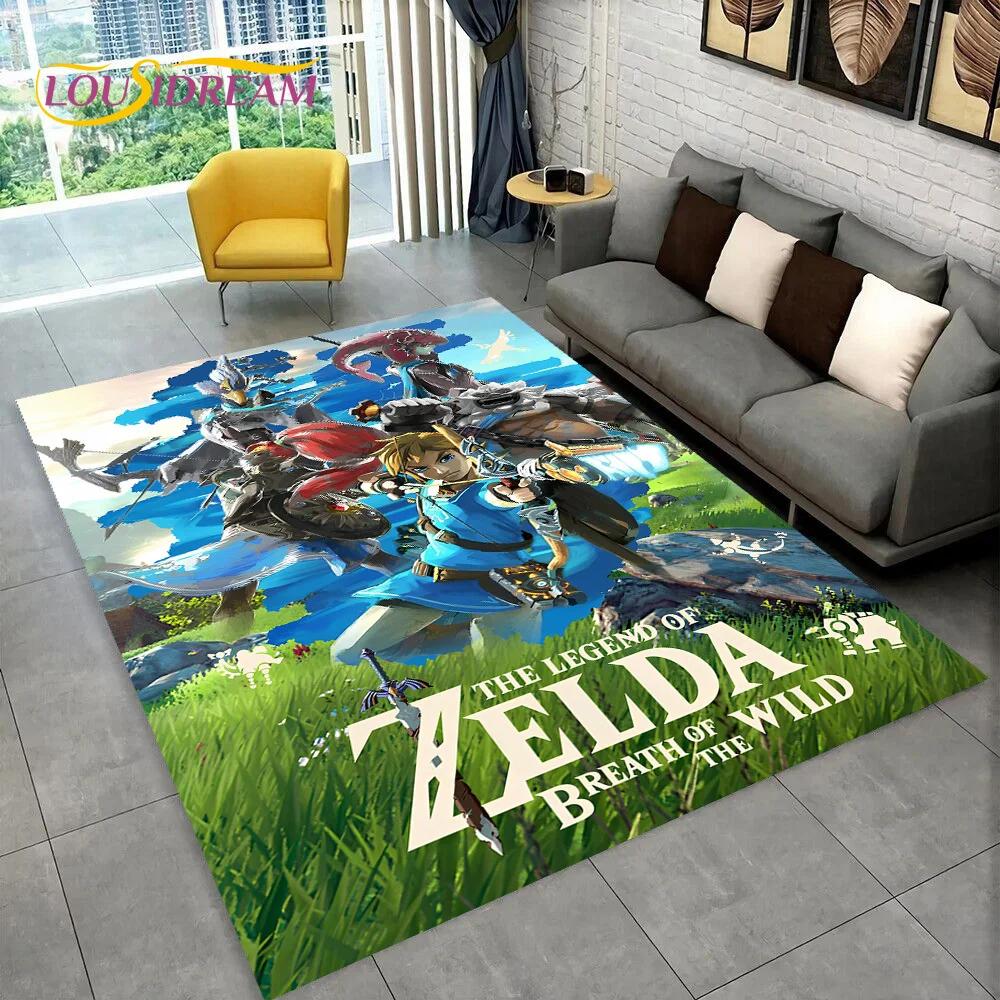 3D Z-Zelda2 HD Линк Игровой Мультяшный Ковер Коврик для Спальни Гостиной Домашний Декор Дивана, Детская Игровая Большая Декоративная Напольная Коврик