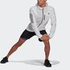 Adidas Мужская куртка с капюшоном Own The Run, верхняя одежда белого цвета GJ9948