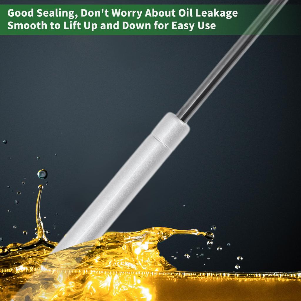 Motoforti 400mm/15.75" Gas Struts, 1000N Gas Spring, Silver Tone, Carbon Steel, 2 Pieces, for RV Toolbox Lids, Storage Box Lids, and Cabinet Door Lids