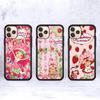 S-Клубничка Мультяшная S-Девочка с клубничным тортом Для IPhone 17 16 15 14 13 12 11 Pro Max Plus Mini PC+TPU Задняя крышка телефона