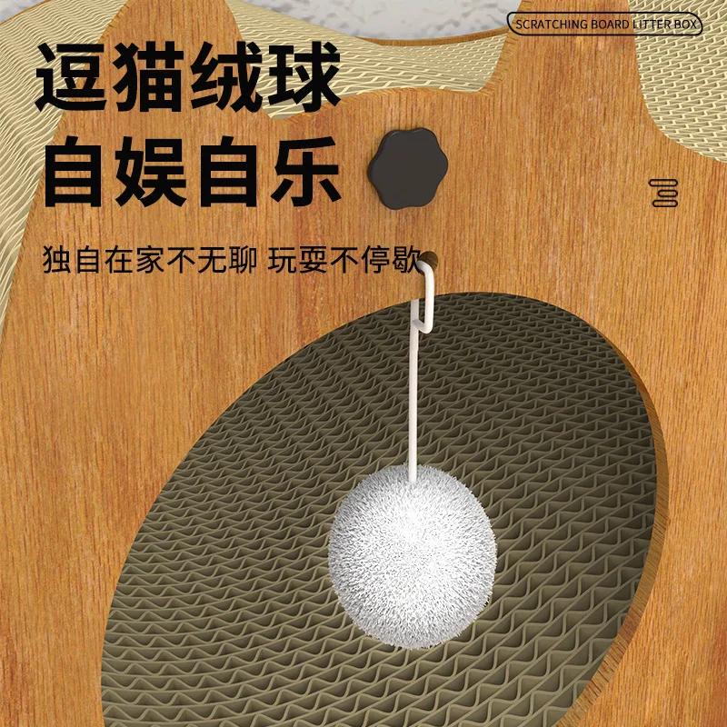 Новая доска для защиты от царапин и лежанка для кошек, интегрированная износостойкая и устойчивая к царапинам вертикальная игрушка-туннель, товары для животных