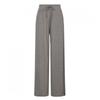 Shop   Women S Ribbed elaStic waiSt Pocket Wide pantS Brown Pic Wpt 20563