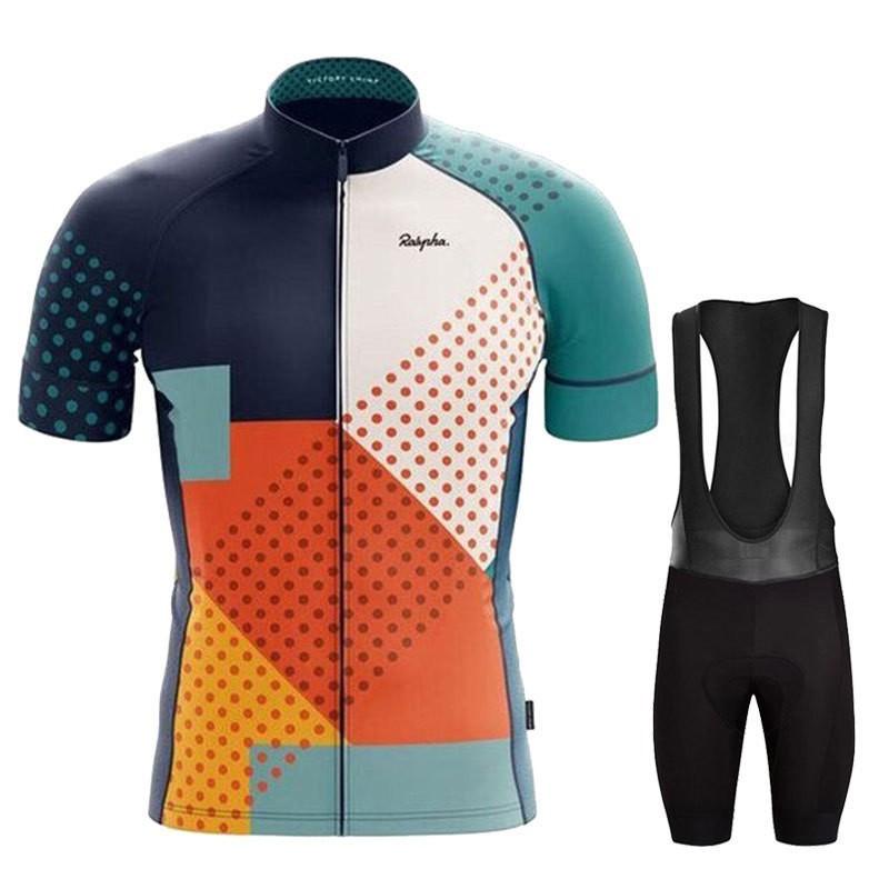 Gradient Color Breathable Cycling Suit Short-sleeve Road Bike Mountain Bicycle Equipment