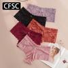 CFSC Женское нижнее белье большого размера, однотонное кружевное нижнее белье с принтом