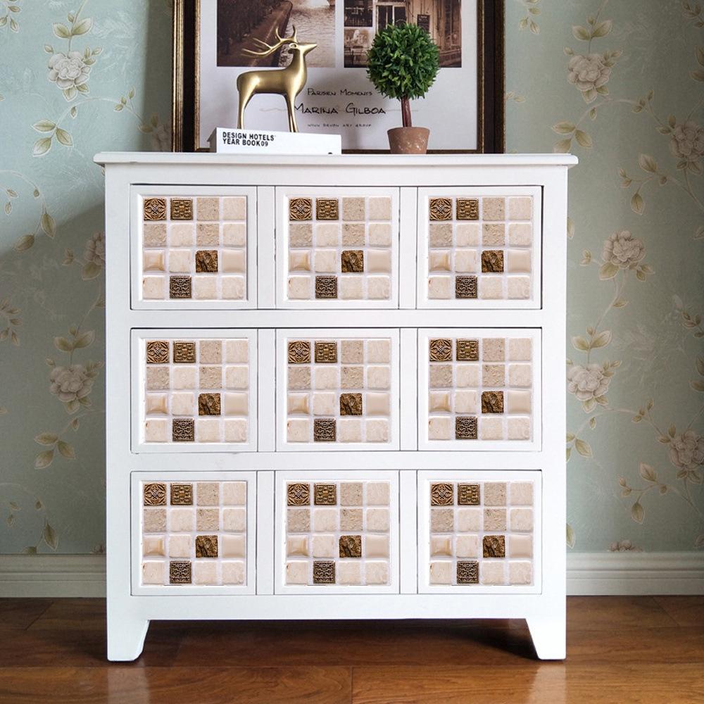 Плитка для кухонного фартука Peel and Stick 3D наклейки на стену Водонепроницаемые обои Самоклеющийся настенный декор для ванной комнаты Спальня Гостиная Стойка