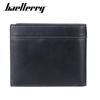 Baellerry Classic Brand Design Men Short Wallets Artificial Leather Vintage Business Bifold Wallet Fashion Card Holder Purse