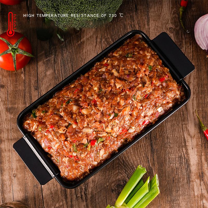 Форма для мясного рулета, антипригарная форма для выпечки хлеба со съемным поддоном для слива, термостойкая, многоцелевая, прочная