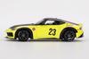 MINI GT Nissan Z WORKS Ikazuchi Yellow Finished Product 1/64 LBNATION (Left-Hand Drive)