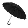 VIVICITY Long Super Water 230T High Strength Glass Teflon Automatic Opening Cane For Both Sunny and Rainy Comes with Storage Pouch Umbrella, Men's,