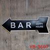 Arrow ,Special -Shaped Tin Painting ,Tin Sign ,Retro Home Explosives ,Theme Restaurant ,Bar Decoration 