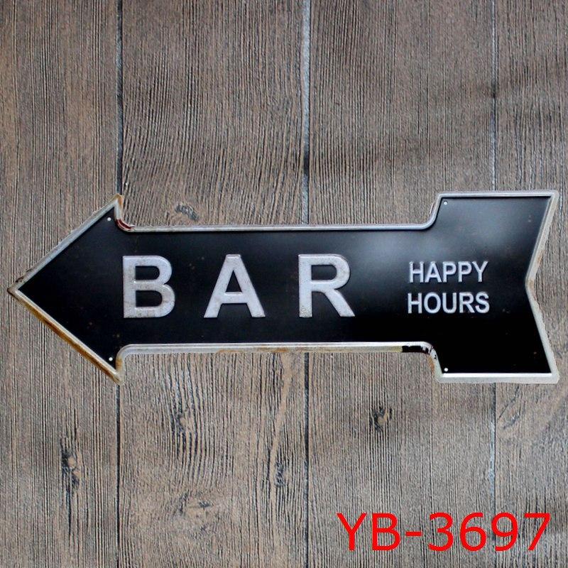 Arrow ,Special -Shaped Tin Painting ,Tin Sign ,Retro Home Explosives ,Theme Restaurant ,Bar Decoration