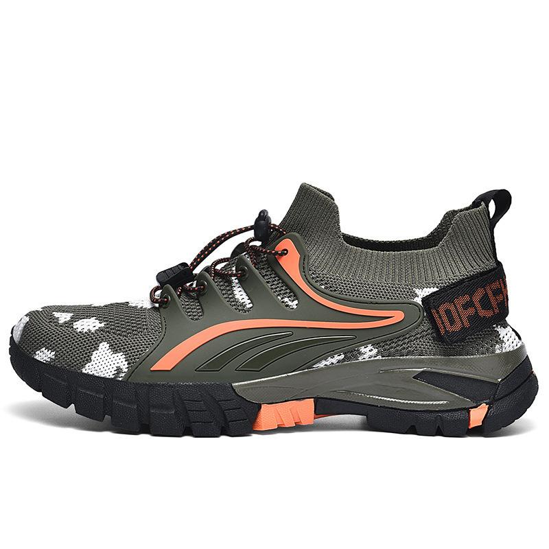 Новые полые модные походные туфли дышащие легкие летуче-тканые повседневные спортивные туфли уличная обувь для рыбалки