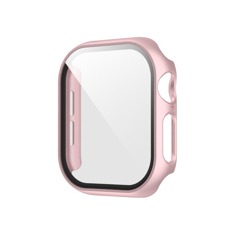 Tempered Glass+Case for Watch Ultra 3 2 49 45 41 40 44 42 46mm PC Bumper Protector cover For iWatch 11 10 SE 9 8 7 6 5