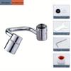 1080 Degree Rotatable Extension Faucet Sprayer Head Universal Bathroom Tap Extend Adapter