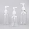200-500 мл Портативные пустые бутылки-дозаторы с помпой Цилиндрические для шампуня, лосьона, прочные многоразовые контейнеры для жидкого мыла
