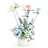 10 шт. 3D Стрекоза Цветок Стрекоза Садовая Композиция Уличный Горшок Бабочка Стрекоза Декор Патио Сада Наружный Декор