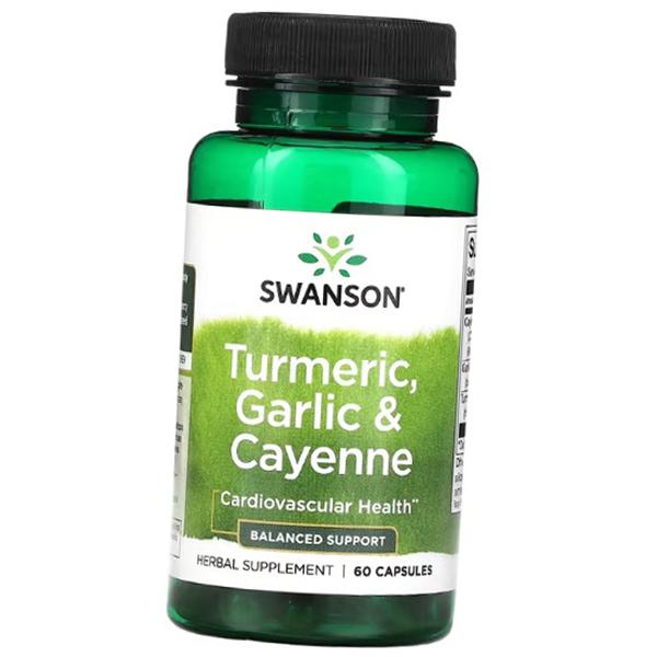 Turmeric, Garlic and Cayenne, Swanson 60 Caps (71280321)