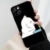 BFF Лучшие друзья навсегда Черный чехол для телефона Для iPhone 17 Pro Max 16 15 14 11 12 13 Pro Max mini 15 16 Plus 16e 17 Air Cover