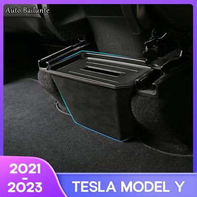Для Tesla Model Y 2022 2023 автомобильный задний ряд, воздуховыпускное отверстие, органайзер на спинку сиденья, внутренняя коробка для хранения Y