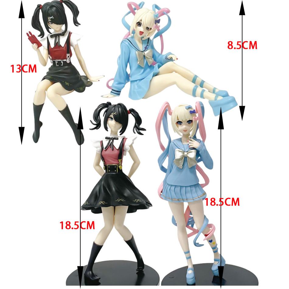 Аниме Needy Girl Overdose Милая Рейн Кандж ПВХ Фигурка Красивая Девушка Настольная Модель Коллекция Подарок на День Рождения Рождество В наличии