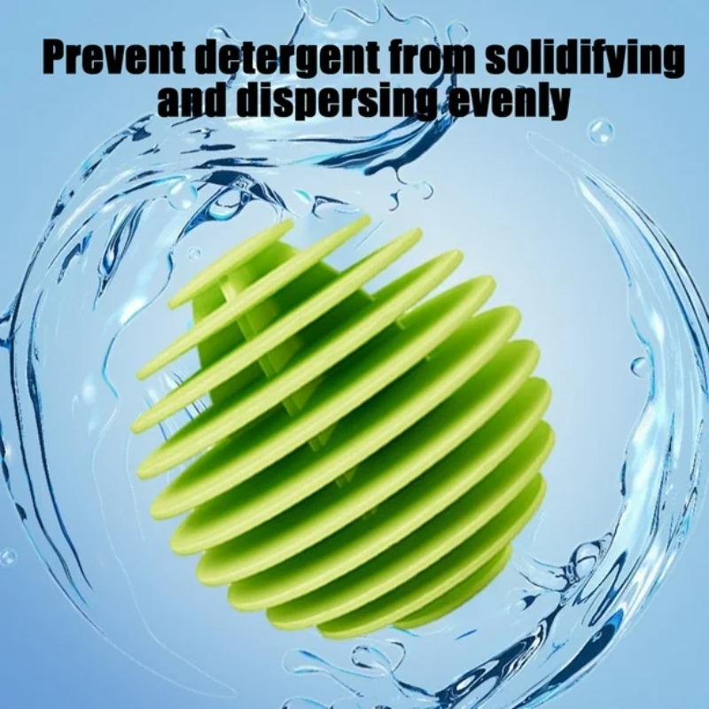3PCS Reusable Magic Laundry Balls – TPR Soft Anti-Tangle Clothes Cleaning Tools for Washing Machines and Dryers KTY