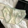 Women's Lace Sexy Breathable Mulberry Silk Inner Crotch Mid Waist Cotton Underwear