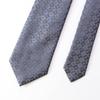Мужской галстук Emporio Armani, серый, ширина 7,5 см, 100% шелк, узор с орлом и клеткой, 340075 2R612 00041, СДЕЛАНО В ИТАЛИИ [Б/У]