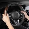 2 шт. чехол рулевого колеса автомобиля из углеродного волокна силикона на заказ противоскользящий усилитель чехол автомобильные аксессуары для Auto Deco 2024