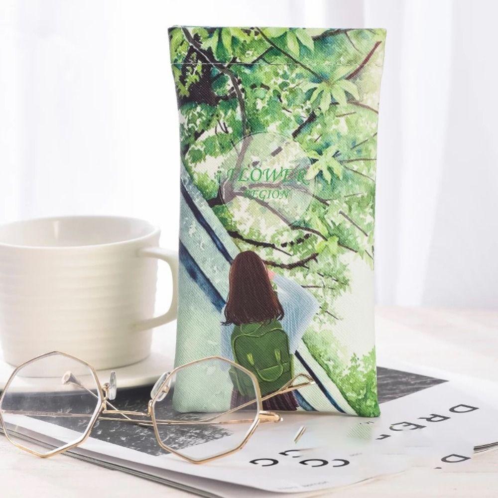 Soft Lining Eyewear Storage Bag Automatic Closing Glasses Box Colorful Sun Glasses Case Girl