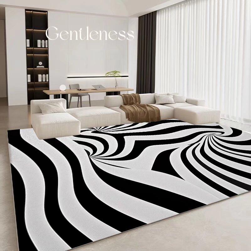 Nordic Carpet Living Room Geometry Decoration Carpets Modern Pattern Large Area Rug Bedroom Rooms Doorway Floor Mats Tapis Salon