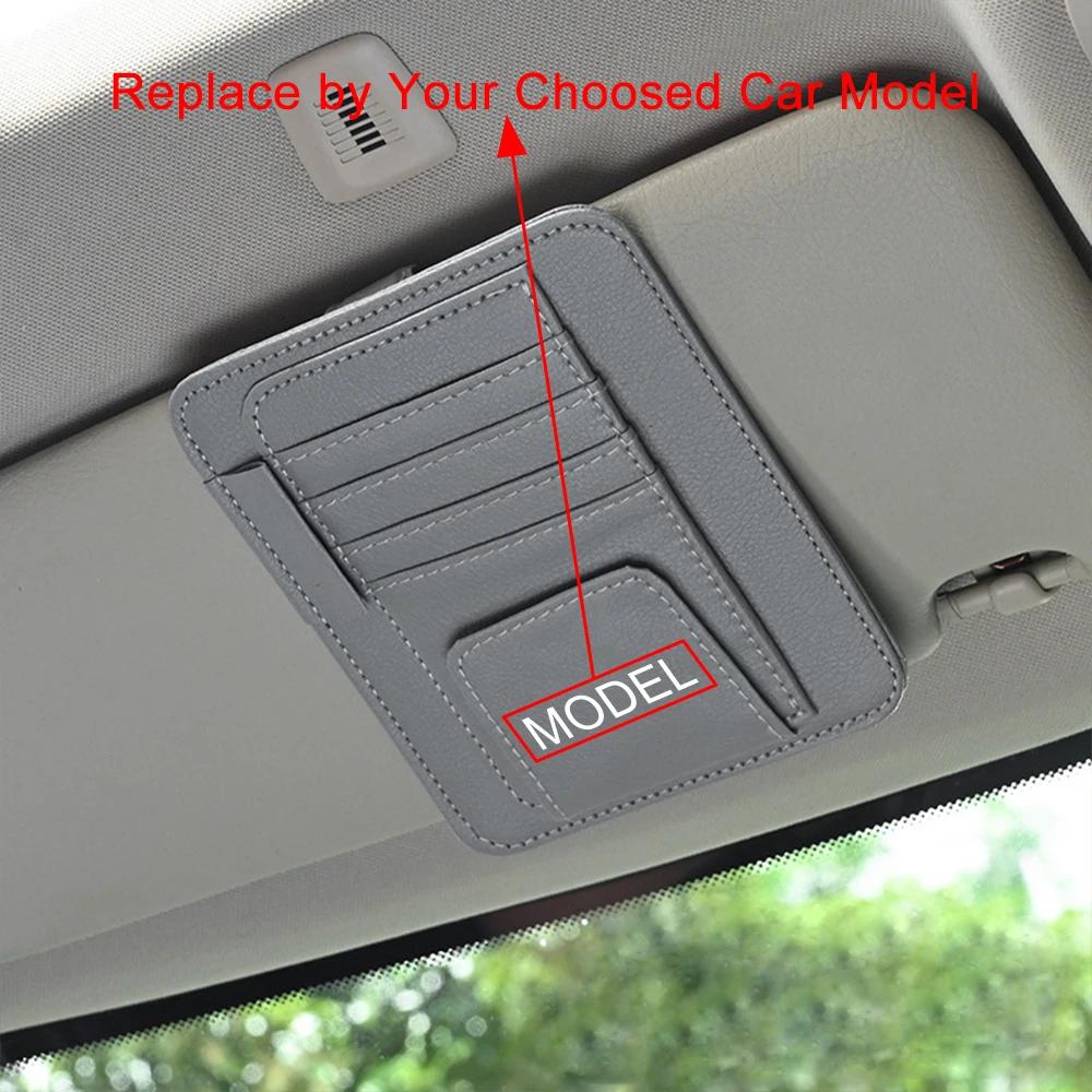 For Cadillac ATS CTS Escalade STS CT6 XT4 SRX XTS CT4 EXT BLS CT5 SLR SLS XLR Car Sun Visor Storage Clip Auto Accessories AGW1