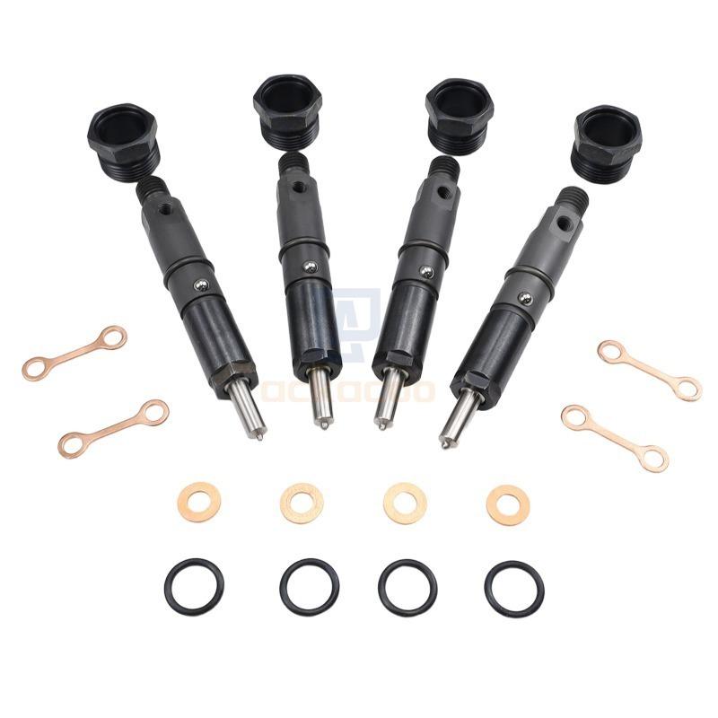 J909476 3909476 4PCS Fuel Injector Nozzle for Cumm 4BT 6BT 4BT3.9L 4BT5.9L 6BT3.9L 6BT5.9L Case Tractor 1085C 1150E 1896 450C