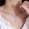 Подвеска-сердце из стерлингового серебра, инкрустированная бриллиантами - Женский роскошный чокер-цепочка для ключиц.