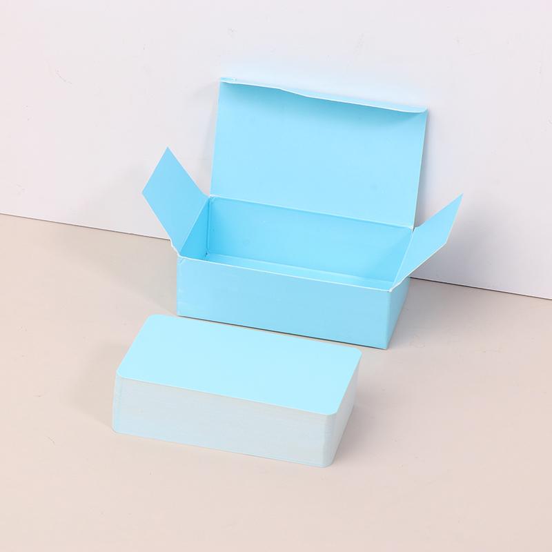 100 шт./кор. Карточка из крафт-бумаги, двусторонняя карточка со словами, пустая визитная карточка, записка, открытка с благодарностью, карточка с надписью, обучающая карточка