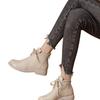 New First-layer Cowhide Martin Boots Women's Shoes Short Boots Warm Soft-soled Mother Shoes Velvet Lace-up Deep Mouth Fashion Casual