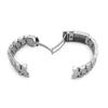 22mm Metal Watch Band Stainless Steel Hexad Oyster Bracelet V Clasp for Seiko Samurai SBDY007 and Others