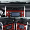 Matte Black Center Console Air Outlet Trim For Toyota FJ Cruiser 2007-