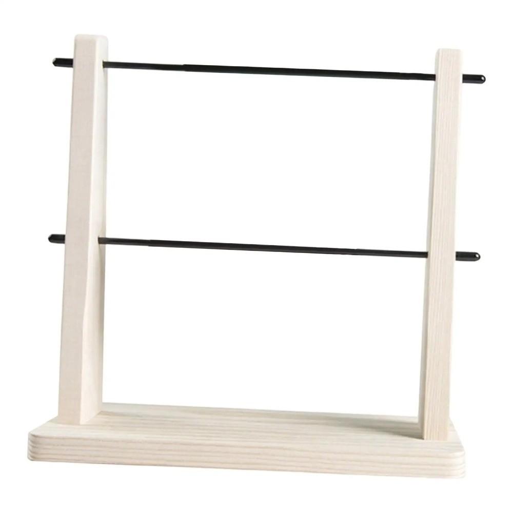 Solid Wood Wire Winding Rack Detachable Spindle Winder Wool Storage Rack  Craft Supplies
