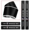 4Pcs Car accessories Door Sill Scuff Plate Decor Carbon Fiber Stickers For Buick Century Excelle XT Envision enclave royaum GL8