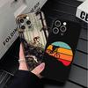 Мягкий чехол для телефона с изображением горного велосипеда для iPhone 16 16E 17 Air 15 Pro Max 14 Plus 13 Mini 11 12 7 Черный чехол Задняя крышка