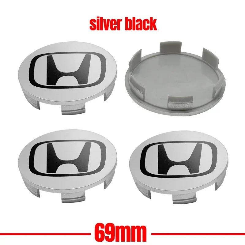 TR3-4pcs/set Car Styling Wheel Center Cap Hub Covers Badge Accessories For Honda Civic Fit Jazz Accord Pilot CRV Passport City XRV