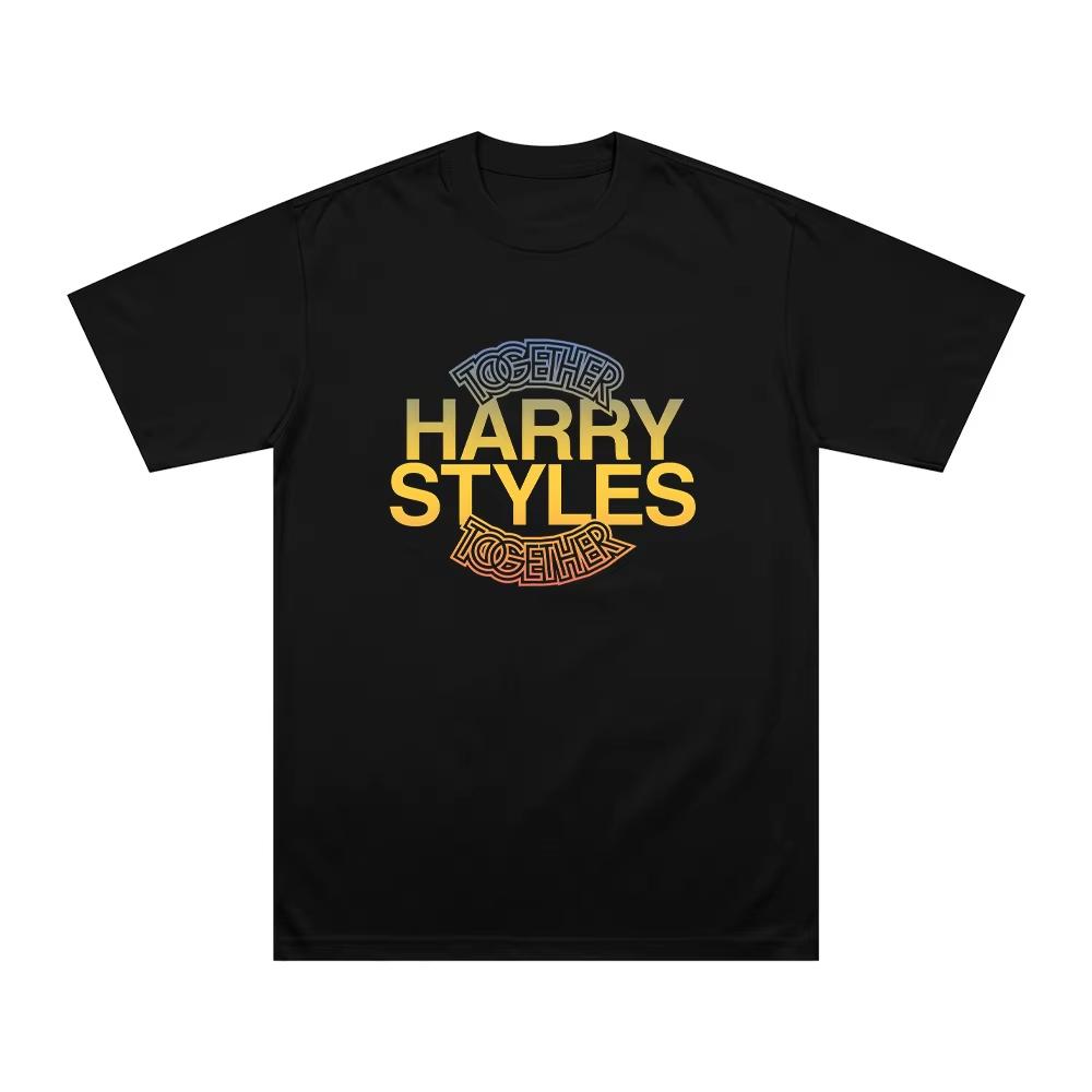HarryStyle Together Graphic Print T Shirts Y2k Harajuku Streetwear Men and Women Short Sleeved Fashion New Cotton top