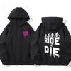 Muc Off Ride or Die Printed Fashionable Men's Hoodie Casual High-quality Hoodie Loose Sweatshirt