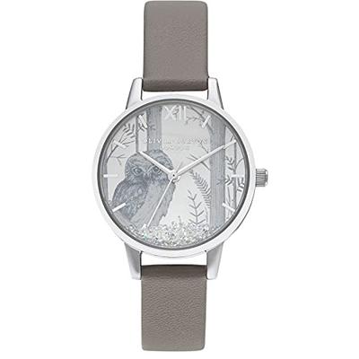 [OLIVIA BURTON] Женские часы Olivia Burton Веганские London Clay & Silver Snow Globe OB16SG10 [Параллельный импорт]